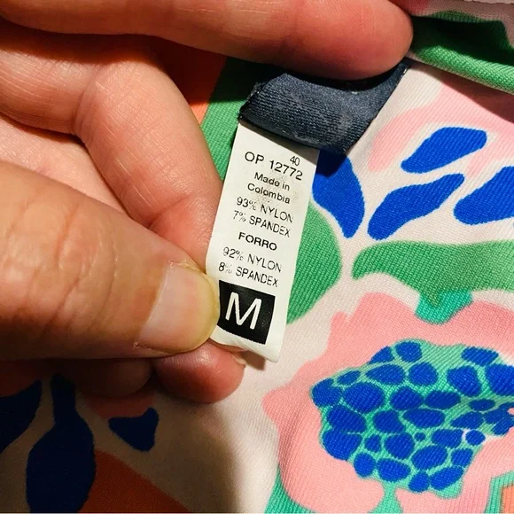 Maaji Serenity tropical bikini set S/M reversible white swimsuit set - Picture 7 of 14